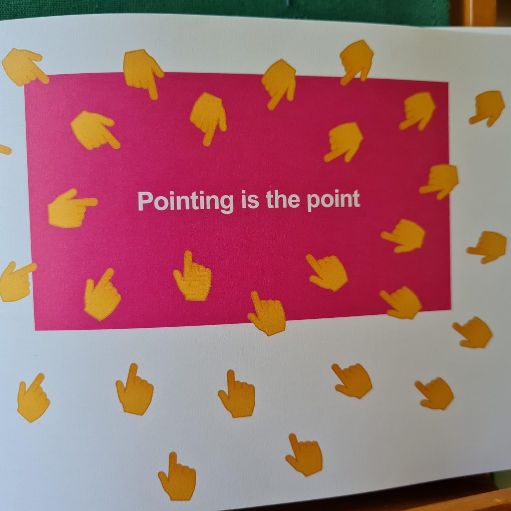 Pointing is the point of PowerPoint